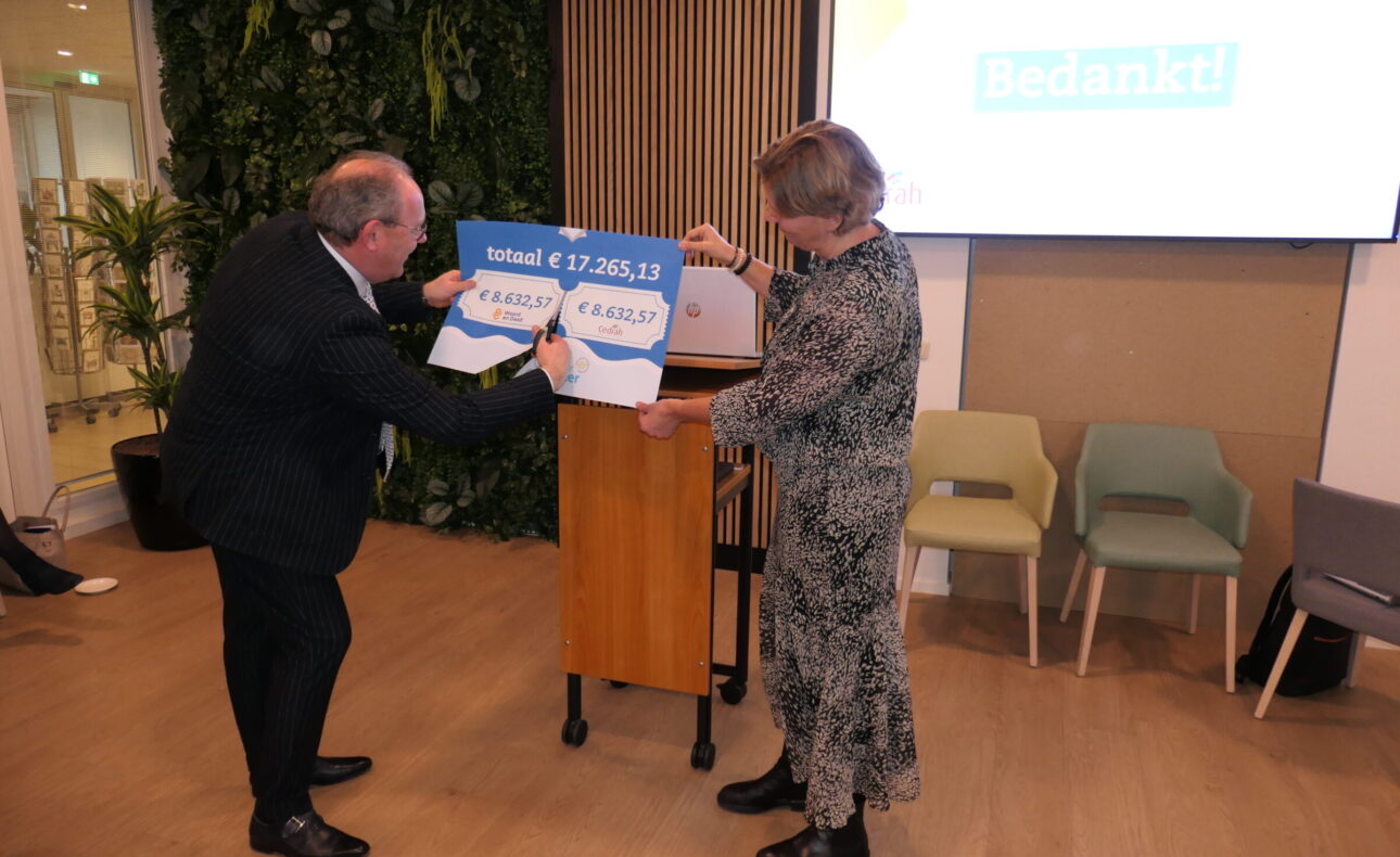 Cheque zorg voor water wordt doorgeknipt door bestuurders